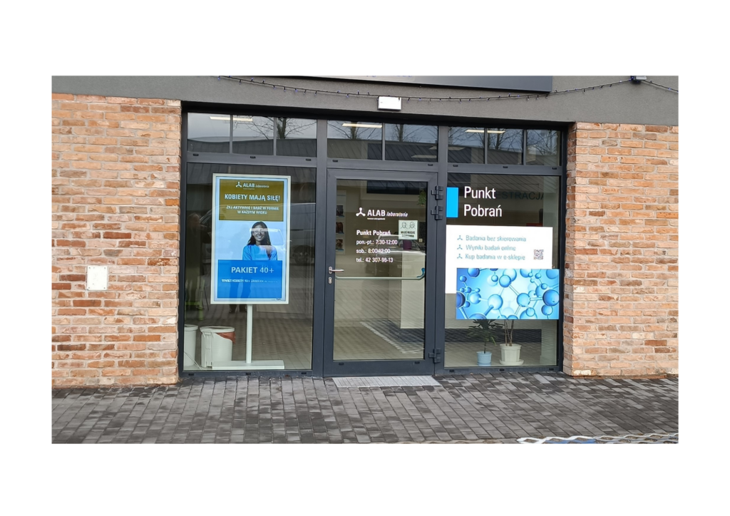 Monitory witrynowe - opcja montażu w obudowie akt