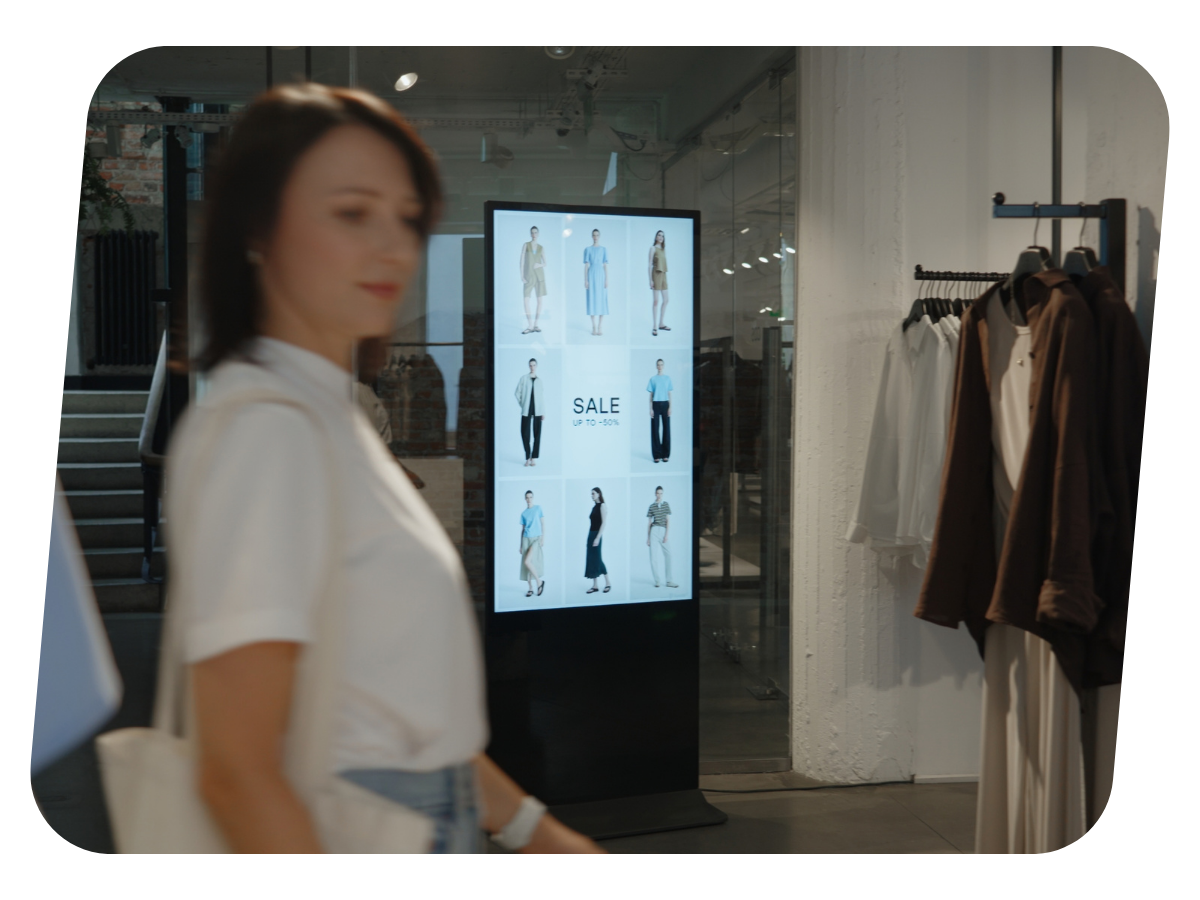 Ekrany digital signage dla retail